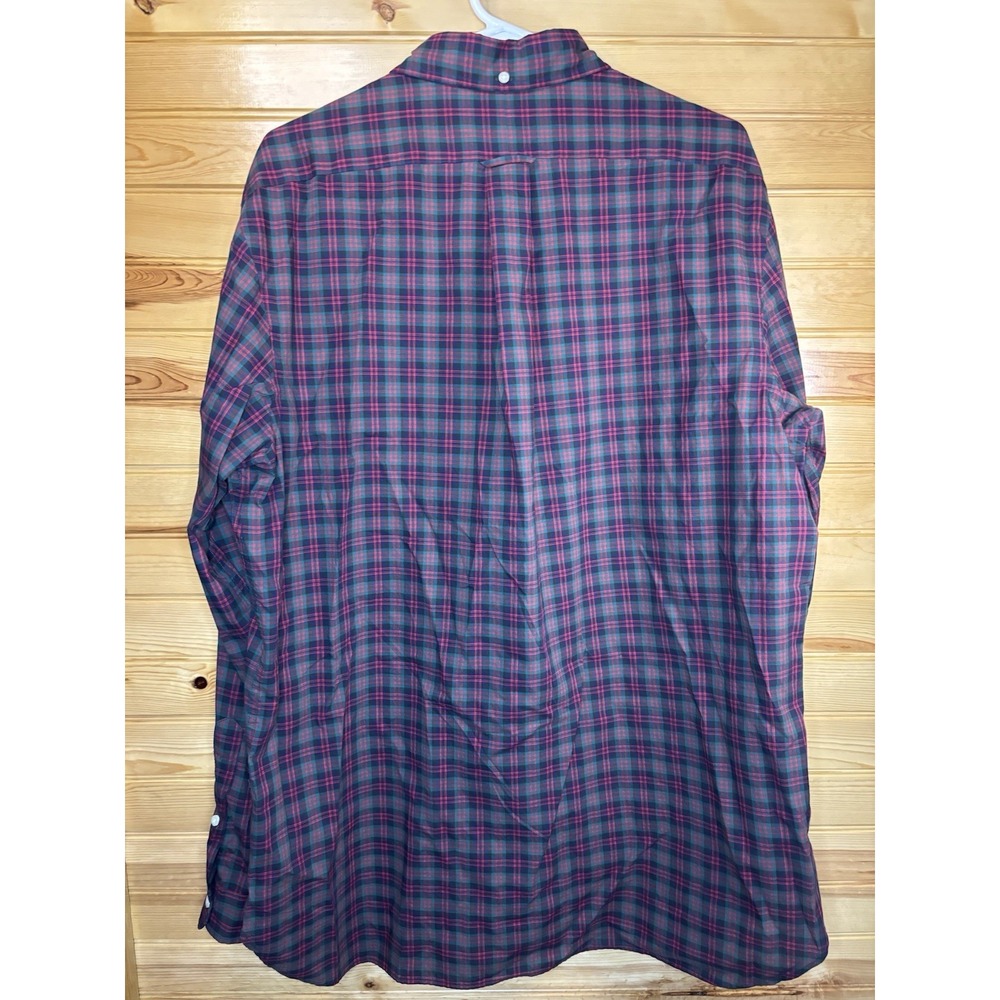 Polo Ralph Lauren Classic Fit Plaid Button Down Shirt Men's XL Green & Red NWT - Picture 7 of 8